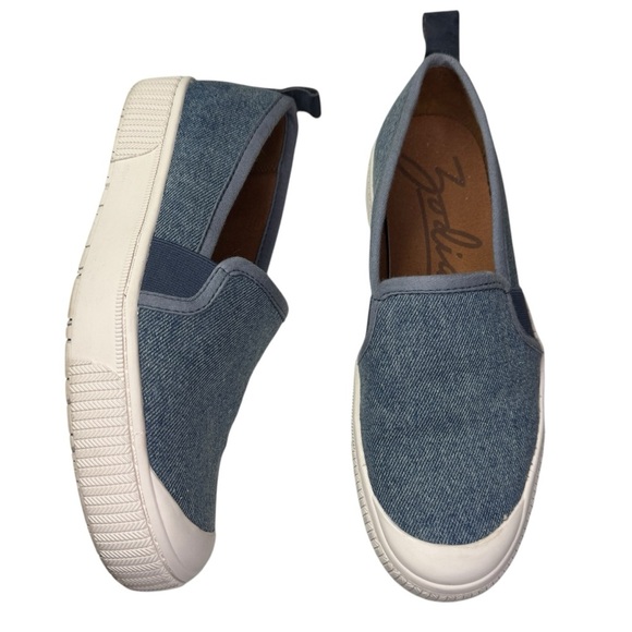 Zodiac CIARA Denim Slip-On Sneakers  Women's Size 7M casual boho minimalist - Picture 1 of 10